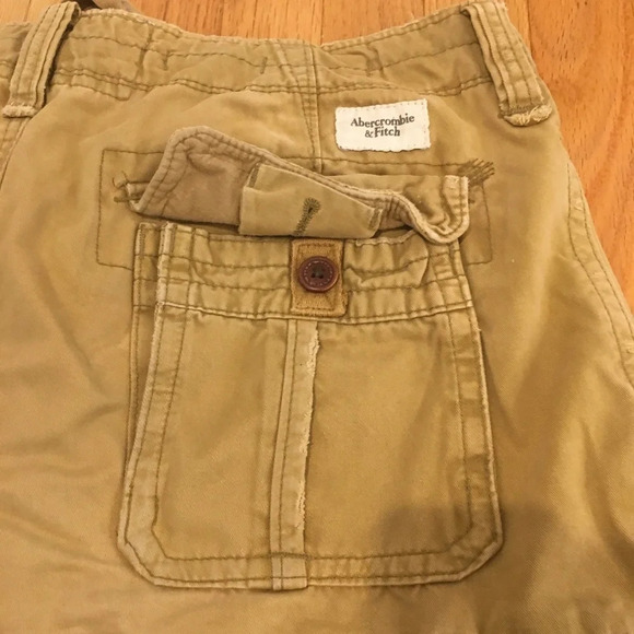 Vintage Abercrombie and Fitch A&F Heavyweight Cargo Shorts 34 - Picture 7 of 8